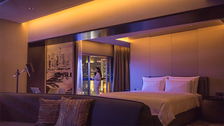 Smart controls gives guests the freedom to personalize