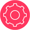 Symbol eines Zahnrads