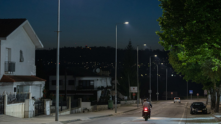 LED lighting system for the citizens of Paços de Ferreira