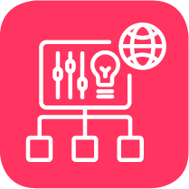 Pictogram van beheer van meerdere locaties