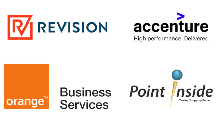 Logotipos de socios por ubicación