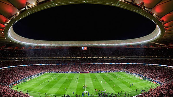 Älykäs stadionvalaistus – Atletico Madrid