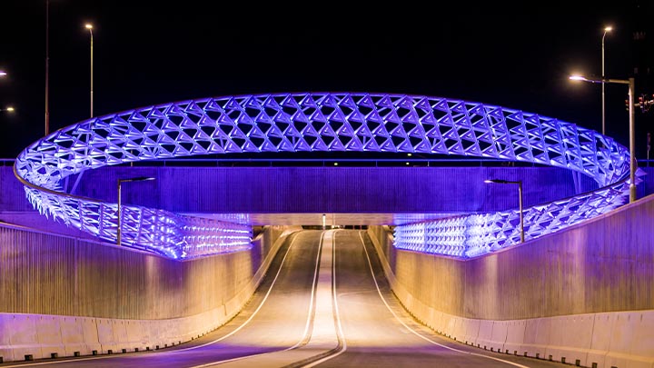 Image of De Zwerm Underpass, Eindhoven, the Netherlands 