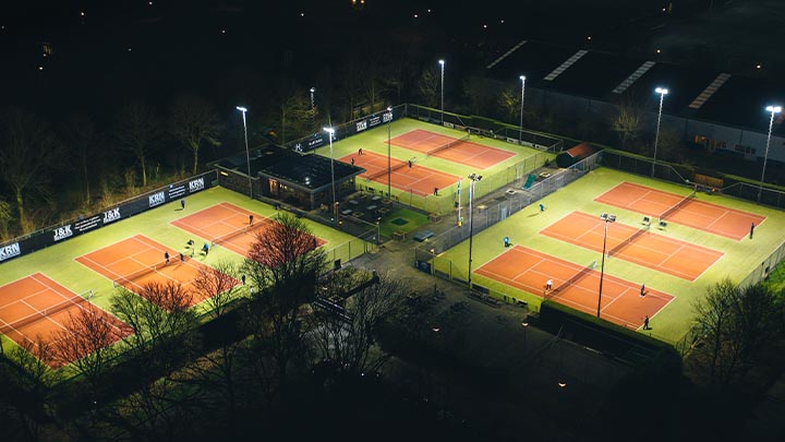 Optimizing a Hoog Op Tennis Club’s lighting