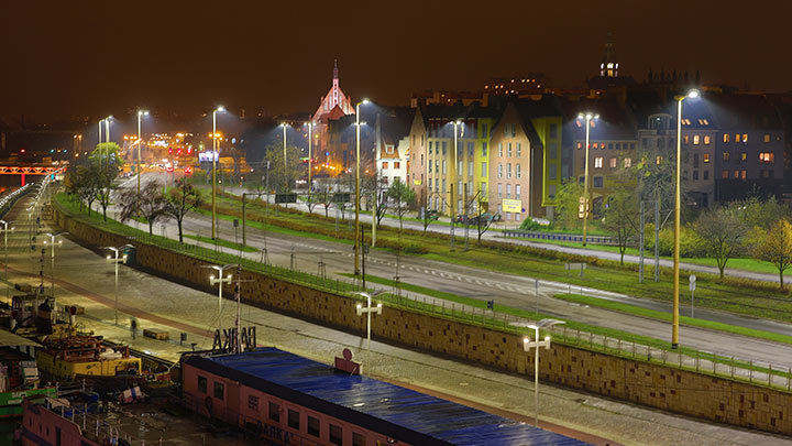 Nachhaltige und effiziente Stadtbeleuchtung - Stettin