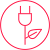 Energy saving icon