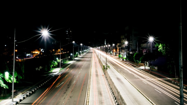 Video of connected city lighting in Jakarta