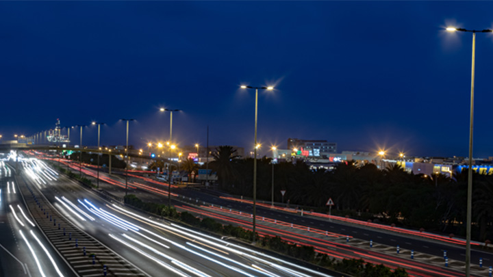 Iluminação inteligente – Autoestrada de Gran Canaria