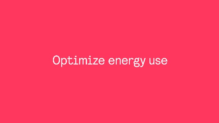 Interact Industry Energy optimization dashboard