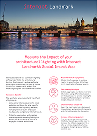Social impact app brochure cover