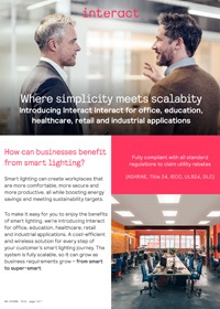 Interact Pro scalable system brochure cover