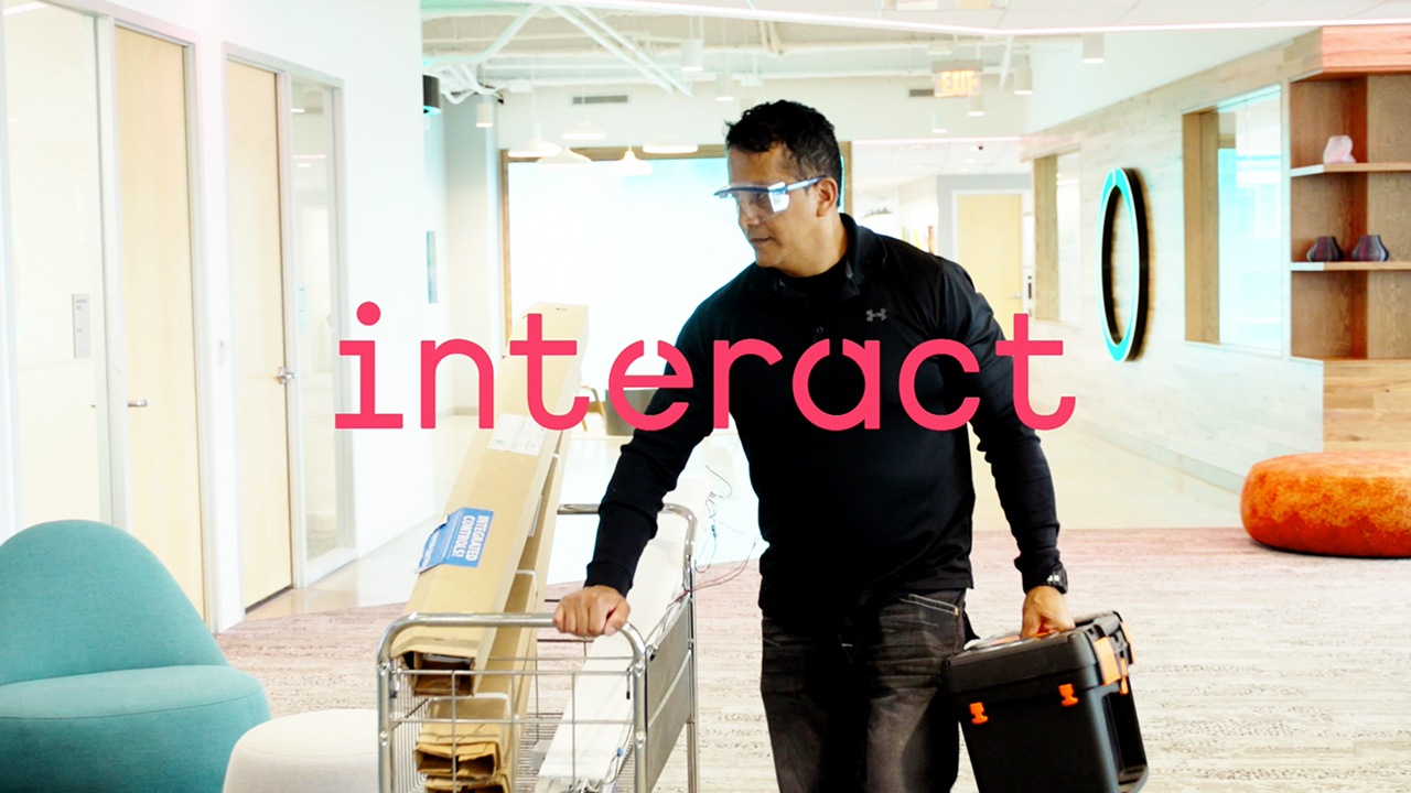Interact Pro scalable system with integrated and connected sensor