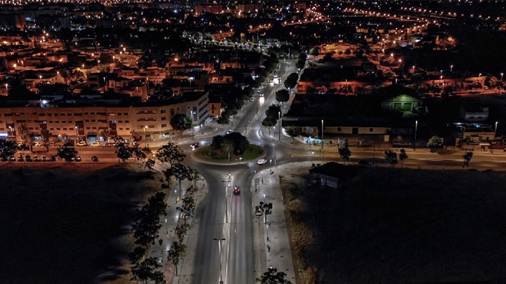 Nueva iluminación LED en Jerez de la Frontera