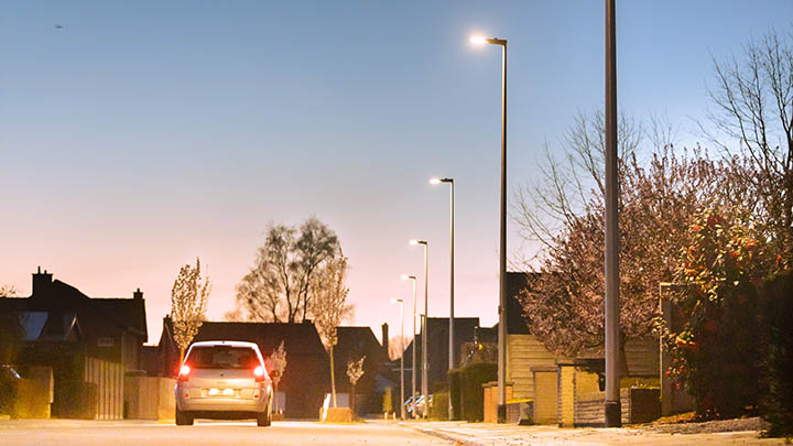 Eclairage LED intelligent – Wevelgem Belgique