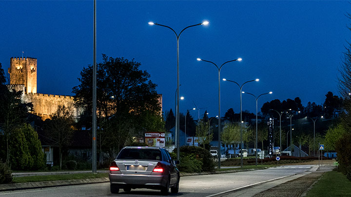 Iluminação rodoviária conectada – Sabugal